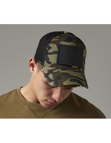 B-B641-Removable Patch Snapback Trucker